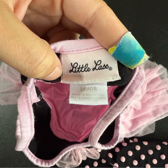 Little Lass Set with Tutu and Polka Dots - Picture 5 of 5